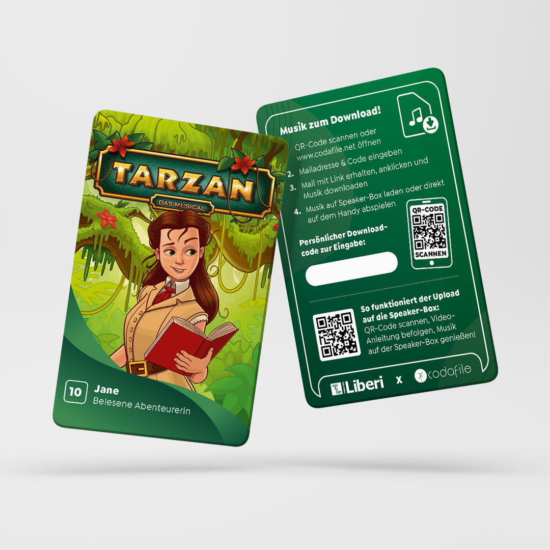Musik-Downloadkarten „Tarzan - das Musical“